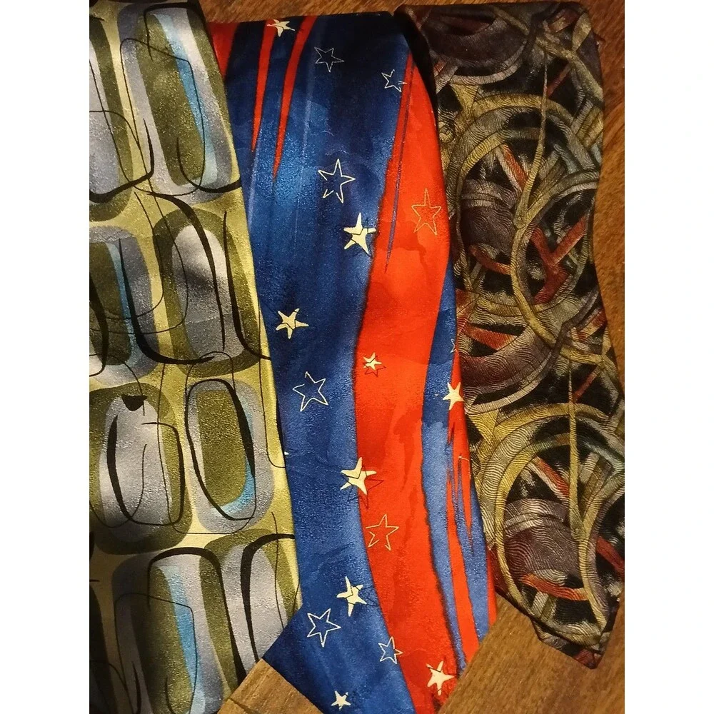 Jerry Garcia Tie Lot Of 3